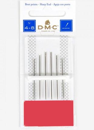 Голка DMC (Франція) Голки вишивальна для слабозорих № 4-8 (6 ш...