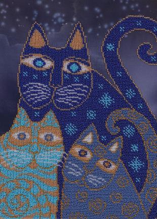Набор для вышивки бисером " Милые Котики " котенок, кошка, кот...