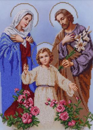 Набор для вышивки бисером " Святое семейство " икона, религия,...