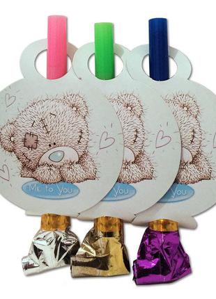 Язычки гудки для детского Дня Рождения " Мишка Тедди"