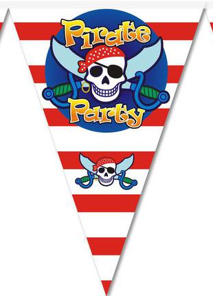Гірлянда прапорці святкова в стилі " Пірати"
