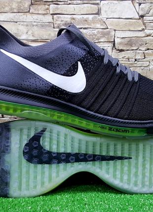 Мужские мокасины сетка Nike Zoom Flyknit оригинал.р.45(29,5)см.