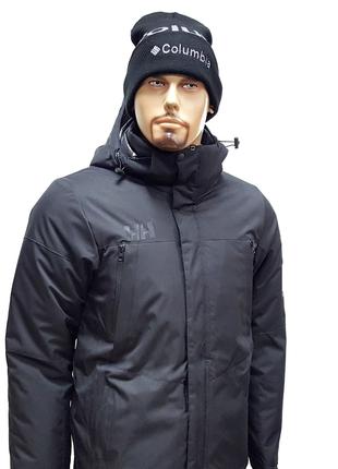 Мужская зимняя удлиненная куртка Helly Hansen,р.XL(50)