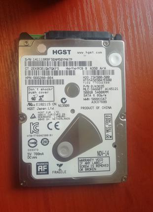 Жёсткий диск SATA 2.5 на 500 GB