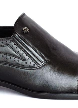 Полноразмерные мужские туфли броги из Pu-кожи, черные. Размеры...