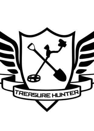 Виниловая наклейка на автомобиль - Treasure Hunter / Охотник з...