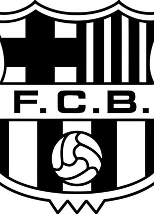Виниловая наклейка на автомобиль - Футбольный клуб Барселона |...