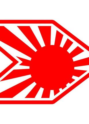 Наклейка на автомобиль - Wakaba Rising Sun / JDM Флаг Японии