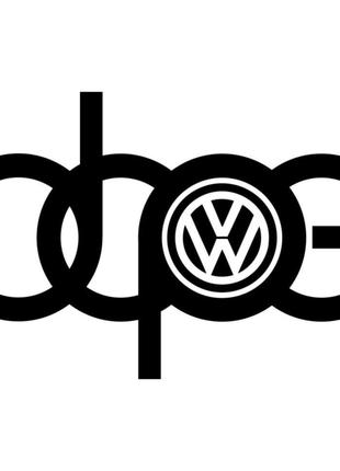Виниловая наклейка на автомобиль - DOPE Volkswagen