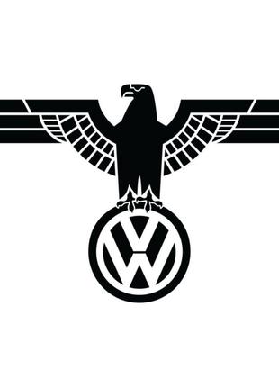 Виниловая наклейка на автомобиль - Орёл Volkswagen