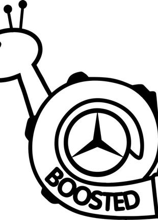 Виниловая наклейка на автомобиль - Mercedes Boosted | Турбо Ул...