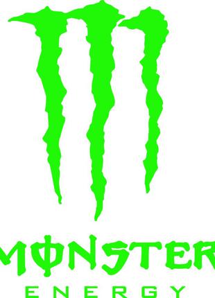 Виниловая наклейка на автомобиль или мотоцикл - Monster Energy v2