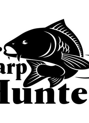 Виниловая наклейка на автомобиль - Carp Hunter