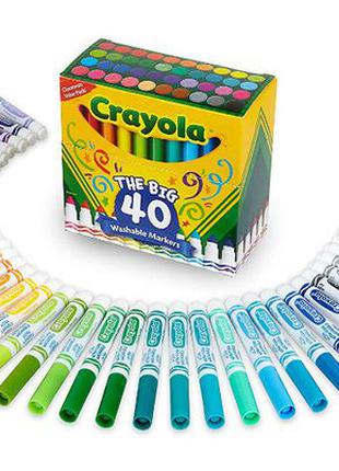 Crayola Washable Markers Толстые смывающиеся маркеры фломастер...