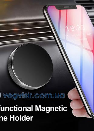 Универсальный магнитный держатель для телефона в автомобиле по...