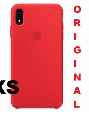 Чехол iPhone XR Red Silicone Case красный Original