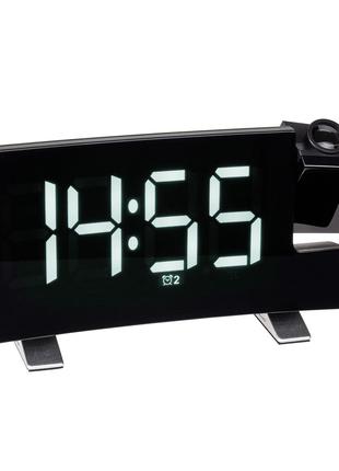 Проєкційний годинник з FM-радіо та USB зарядкою TFA (60501502)