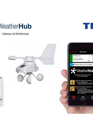 Smart станция TFA WeatherHub с датчиком скорости и направления...
