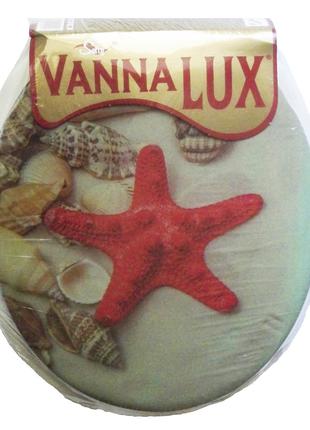 Сиденье для унитаза мягкое универсальное Vanna Lux.