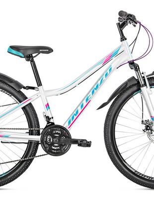 Гірський велосипед для дівчини 26 Intenzo Terra 13 Lady біло-б...
