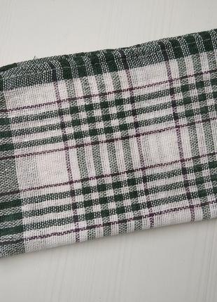 Салфетка полотенце для кухни лен зеленый 50*30