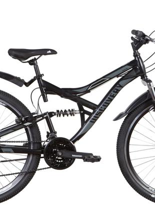 Велосипед 26" Discovery CANYON AM2 Vbr 2022 (черно-серый (м))