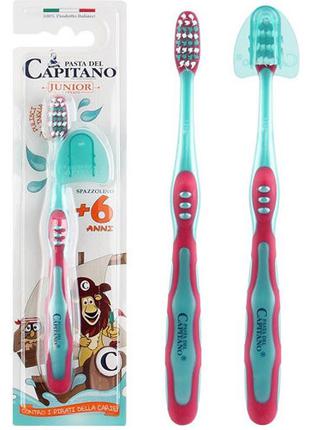 Детская зубная щетка del Capitano для детей с 6-ти лет, арт.03...