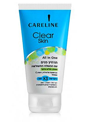 Careline Средство для очищения кожи лица 3в1, 150 мл, арт.964251