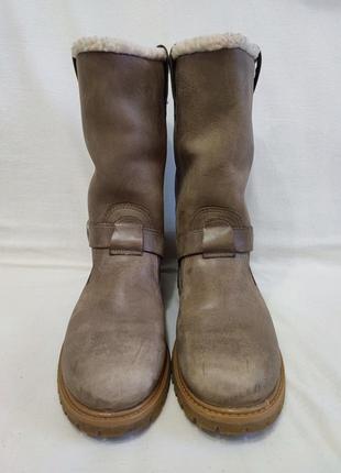 Женские кожаные сапоги "timberland" размер 39,5 (26 см)