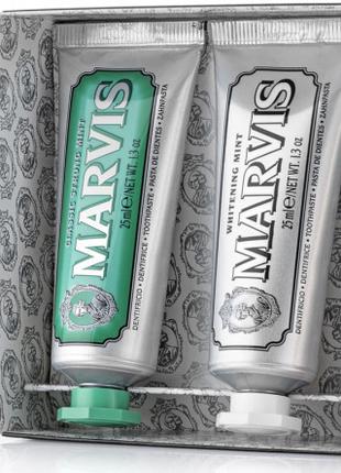 Подарунковий набір зубних паст Marvis Класична, вибілювальна, ...
