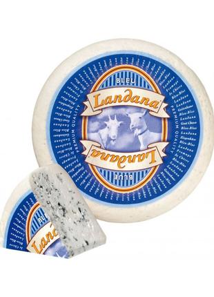 Сыр гауда козий с плесенью Landana Goat Cheese Blue 50% 1 кг