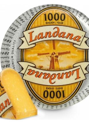 Сыр гауда 1000 дней Landana Gouda 1000 Days 48% 1 кг