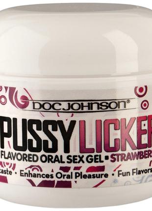Вкусный гель для кунилингуса Doc Johnson Pussy Licker Strawber...