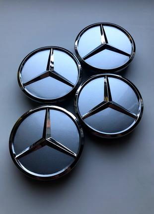 Колпачки Заглушки в Диски Мерседес Mercedes 60мм