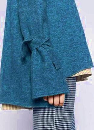 Тренд свитер оверсайз с завязками на рукавах от vero moda