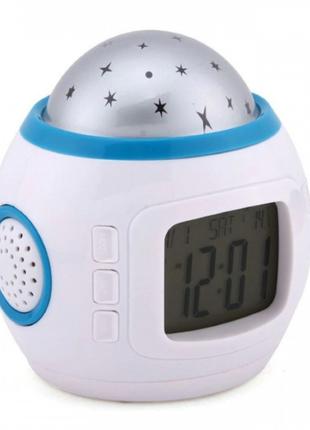 Часы с будильником и проектором звездного неба UKC 1038