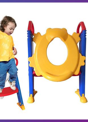 Детское сиденье для унитаза со ступеньками Toilet Trainer до 3...