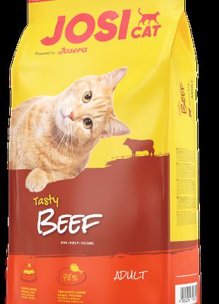 Корм для котов JosiCat Tasty Beef 10 кг (Говядина)