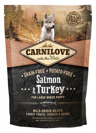 Корм для щенков Carnilove Puppy Large Breed Salmon & Turkey 1,5кг