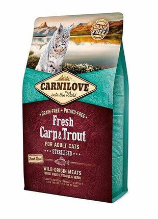 Carnilove Cat Fresh Carp & Trout 2кг