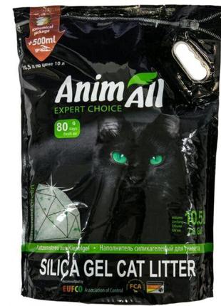Силікогелевий наповнювач AnimAll Кристали смарагдова, для коті...