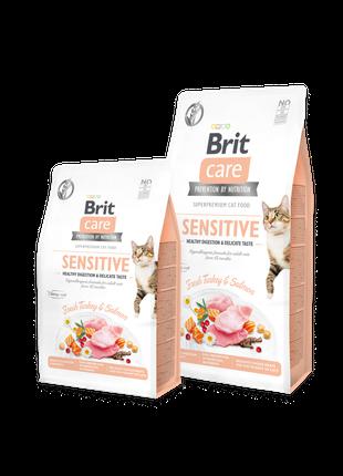 Корм для котов Brit Care Cat Grain-Free SENSITIVE HEALTHY DIGE...