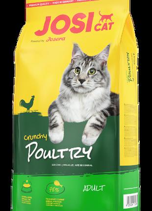 Корм для котов JosiCat Crunchy Poultry 10 кг (Птица)