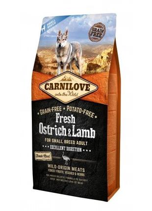 Carnilove Dog Fresh Ostrich & Lamb 6кг