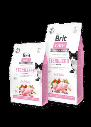 Корм для котов Brit Care Cat Grain-Free STERILIZED SENSITIVE 7кг