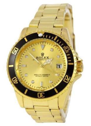 Часы Rolex Submariner Gold-Black-Gold