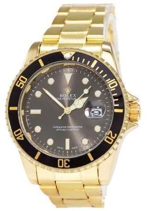 Часы Rolex Submariner Gold-Black