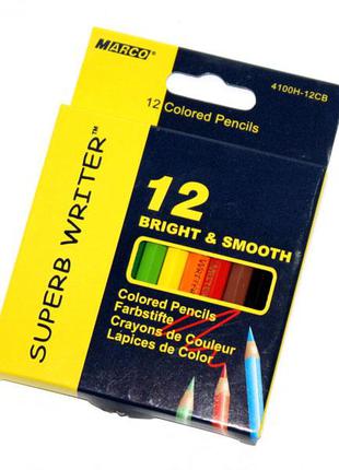 Набір олівців 12 кольорів Марко, шестигранні
