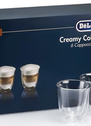 Набор стаканов DeLonghi Cappuccino 190 мл 6шт