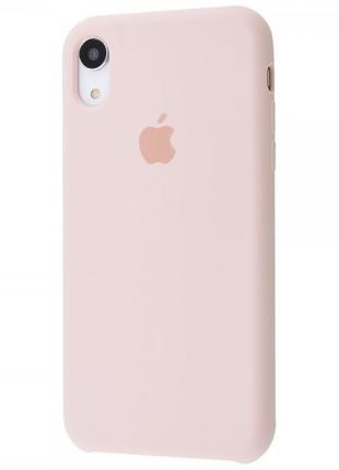 Чехол Silicone Case для iPhone XR Pink Sand (силиконовый чехол...